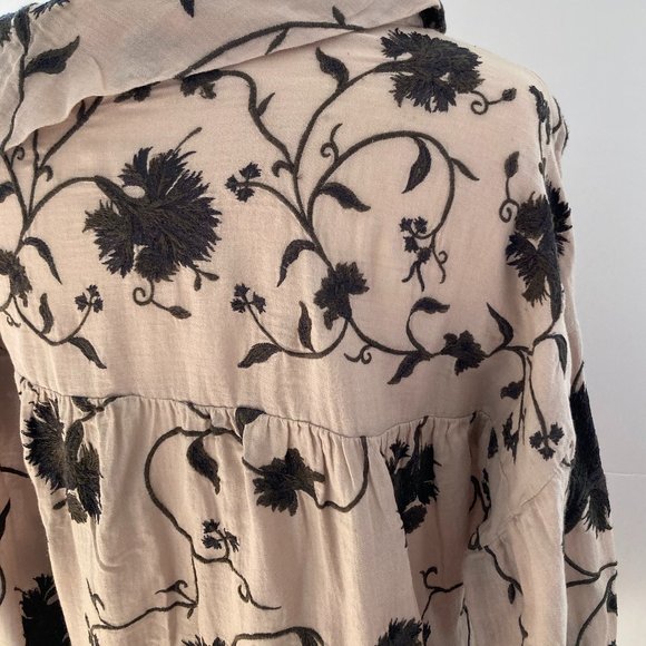 FREE PEOPLE Mirabella Embroidered Top, Petal Combo, XS - Picture 11 of 16